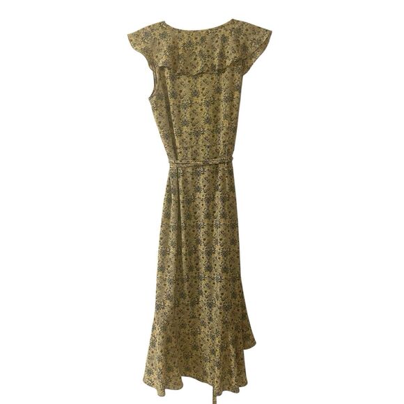 Max Studio Floral Wrap Dress Size XS Boho Coachella Festival Summer Wedding - Picture 2 of 4